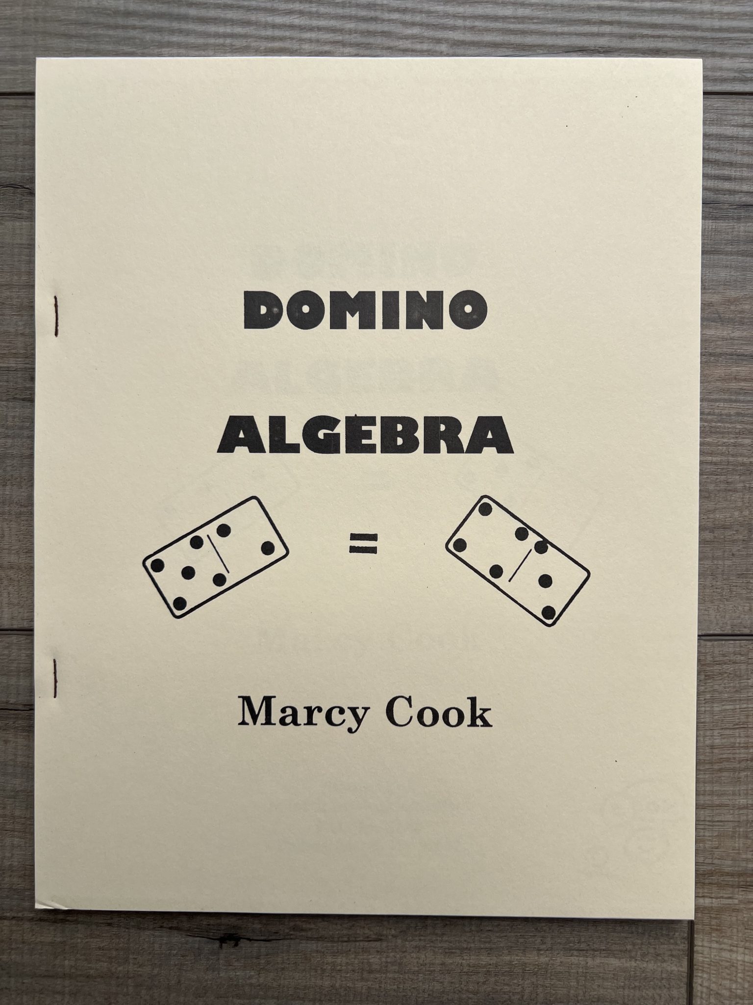 DOMINO ALGEBRA - Marcy Cook Math