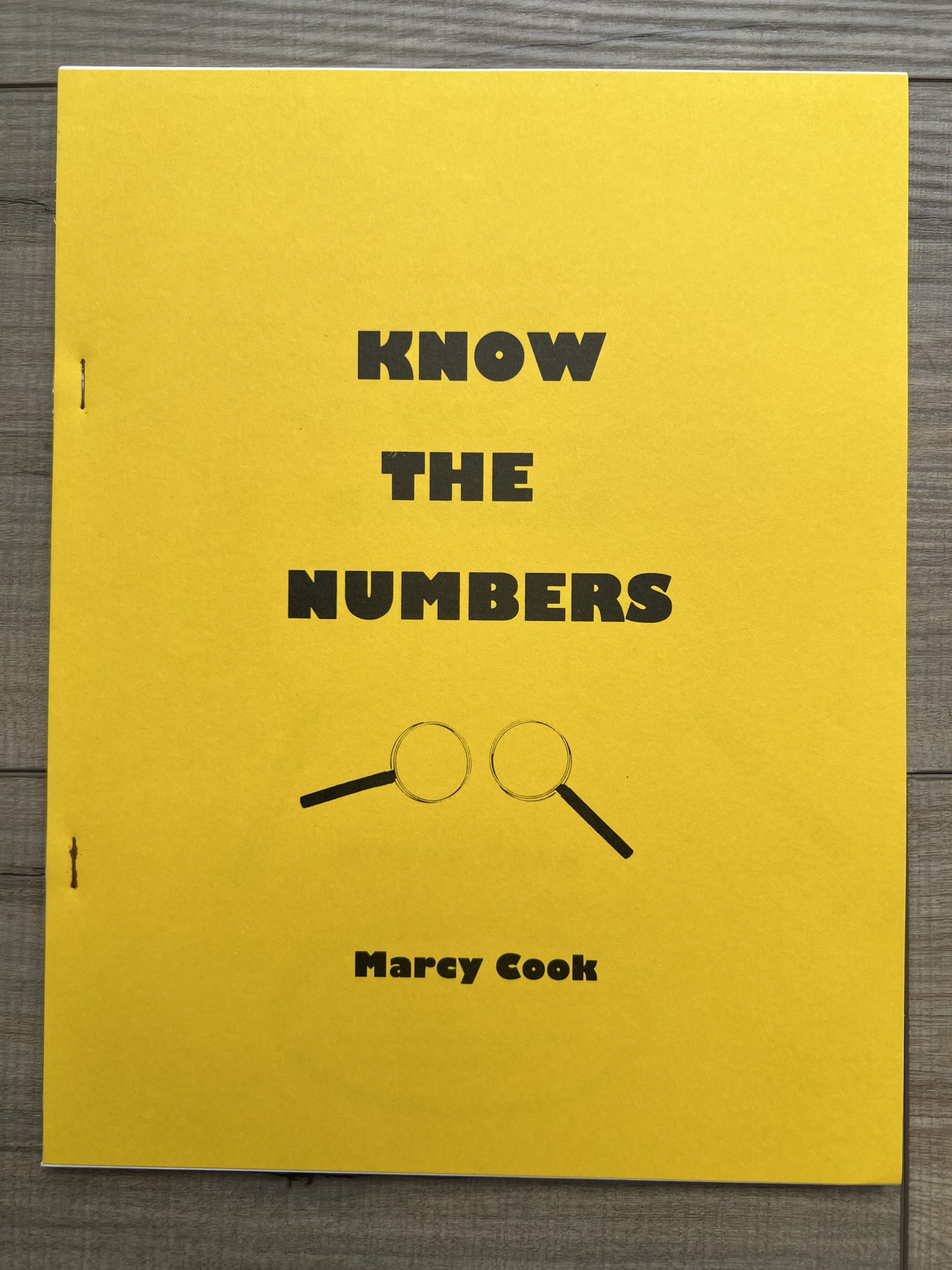 Know the numbers marcy cook math