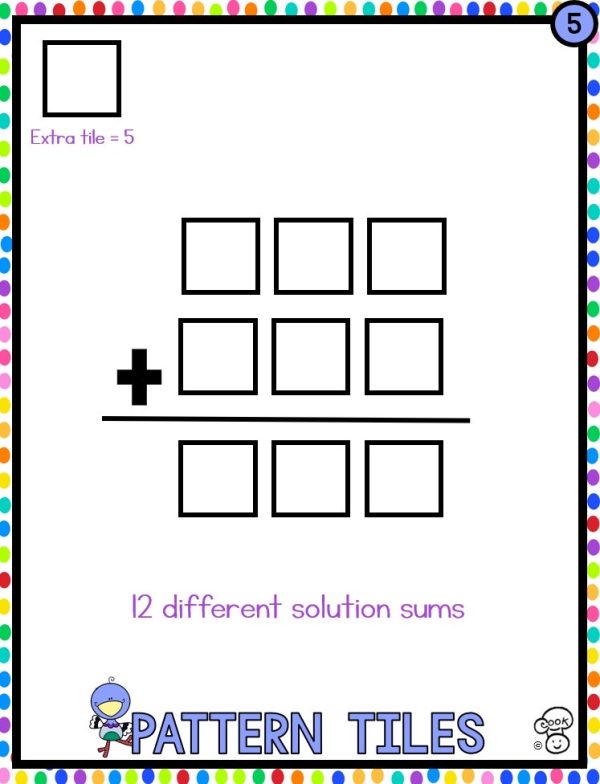 Tile Patterns In Math PATTERN TILES DIGITAL - Marcy Cook Math